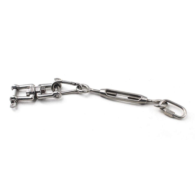 Flomore M12 Swivel Double Shackle 304 Stainless Steel Boat Anchor Chain Connectors (Pack of 1) - Image 4